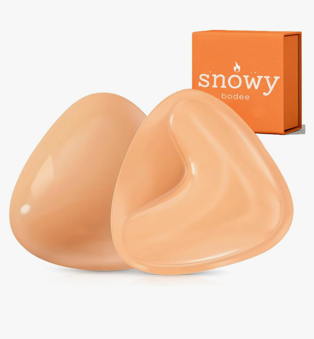 Sticky Bra Inserts Push Up for Women Reusable Stick Bra Double Sided Strapless Waterproof Adhesive Bra Pads. Size C Cup