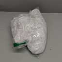 White Spandex Table Skirt for Rectangle Tables (4Ft) | 1-Pack Stretch Pleated Tablecloth for 48" L x 24" W x 30" H Rectangular Tables | Suitable for Banquets, Trade Shows, Birthday