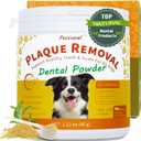 Natural Dog Dental & Supplement Powder, Plaque & Tartar Control with Glucosamine, Omega-3, Probiotics & Vitamin E for Joint, Beef Liver Flavour, Digestion & Fresh Breath (2.12 Ounce (Pack of 1))