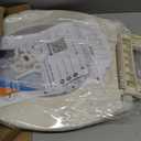 Round Toilet Seat Slow Close, Easy to Install & Clean, Soft Close Toilet Seat, Detachable Seat for Longtime Usage, White