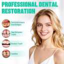 Temporary Tooth Repair Kit & Dental Cement for Crowns and Bridges - Emergency Cavity Filler, Dental Glue for Loose Caps, Zinc Oxide Eugenol, 20g & 15ml