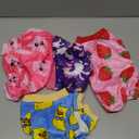 4 Pack Dog Pajamas Soft Lightweight Dog Recovery Suit Onesie Clothes for Small Medium Large Female Pet Boys Girls Dogs Cats (M (Back: 9",Chest: 13.7", 5-8lbs))