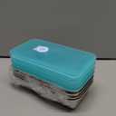 4 Pack Stainless Steel Snack Containers Reusable, Grab and Go 2 Compartment Food Storage Containers with Leakproof Lids for Snacks, Dips, Travel, Takeout & Outdoor Camping