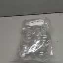 15 Pcs DIY Clear Fillable Christmas Ornaments, 2.36Inch Transparent Shatterproof Plastic Christmas Decorative Balls for Christmas, Halloween, Birthday, Wedding Decor, DIY Crafts Decorations (60 mm)