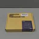 Wireless Meat Thermometer with APP Control4 Probes Meat Thermometer Digital, Unlimited Range WiFi & Bluetooth Meat Thermometerfor for RotisserieGrillOvenSmokerBBQ, Air Fryer