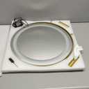 Gold Vanity Mirror, 18 Inch Lighted Makeup Mirror with Smart Touch 3 Colors Dimmable, Tabletop, 360 Rotation