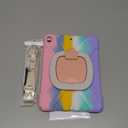 BRAECN Kids Case for iPad (A16) 11th/ 10th Generation 11”/ 10.9'' 2025/ 2022, Heavy Duty Rugged Silicone Cover with Screen Protector, Kickstand, Shoulder Strap, Pencil Holder & Ring Stand, Colorful Pink