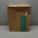 BOBOMOMO 20.5" Rustic Table Lamps Set of 2, Farmhouse Nightstand Lamp with Wood Grain Resin Base & Linen Shade, Small Bedside Lamp for Bedroom, Living Room & Apartment Dcor- Ideal for Small Spaces