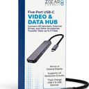 Five Port USB-C VIDEO & DATA HUB