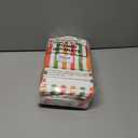 TaoBary 100 Pcs Paper Fall Gift Bags Bulk with Handle Colorful Stripe Wave Polka Dot Treat Goodie Candy Bags for Fall Autumn Thanksgiving Party Favor Supplies