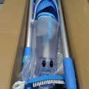 Cordless Pool Vacuum Above & Inground Pools, Powerful 1590 GPH Suction, Handheld Telescopic Pole up to 85.45", 1H Runtime, 2L Debris Bin, Rechargeable Pool Cleaner for Spas & Hot Tubs