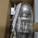 BESTTEN Keyed Entry Door Knob with Lock, Interior and Exterior Door Lock, Standard Ball, Satin Nickel