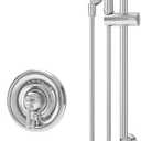 Symmons Braston Tub and Hand Shower Trim with VersaFlex Integral Diverter in Polished Chrome