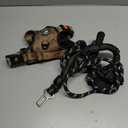 IVY&LANE No Pull Dog Harness with Leash Set, Reflective No Choke Pet Vest,Adjustable Oxford Dog Vest Harness with Easy Control Handle for Medium Dogs (Light Brown,M)