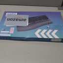 Ergonomic Wireless Keyboard with Cushioned Wrist Rest, Wave Keys, Phone Holder, Comfortable Natural Typing, 2.4GHz Full Size Cordless USB Computer Keyboard for Windows, Mac OS, Laptop, PC (Black)