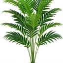 UPBUD 28" Artificial Palm Tree, Tall Fake Plant, Faux Tropical Areca Tree