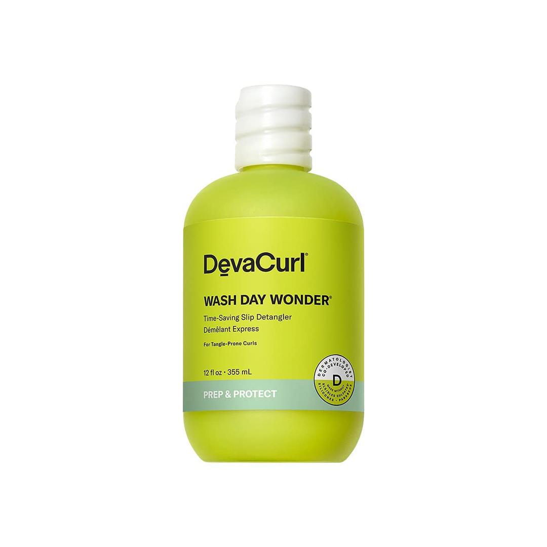 DevaCurl Wash Day Wonder Time-Saving Slip Detangler | Tangle-Release Complex | Melts Away Tangles | No Buildup Formula DevaCurl Wash Day Wonder Time-Saving Slip Detangler | Tangle-Release Complex | Melts Away Tangles | No Buildup Formula
