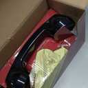 Sangyn Retro Wall Phones for Landline with Loud Mechanical Ringer Vintage Wall Mount Phone with Volume Adjustable Old Fashioned Corded Landline Telephone for Kitchen School Office, Black