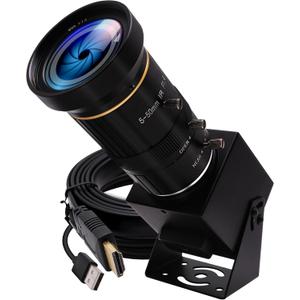 HDMI 4K USB Camera for Live Streaming 10X Variable Focus PC Webcam USB HDMI Simultaneous Output Video Conferencing Close up Zoom in and Out Web Camera for Online Teaching Training (5-50mm 10X Zoom Lens)