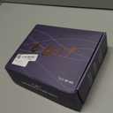 6 in ONE Blow Dryer Brush, Curling Wand Hair Styling Tools Set, Ionic Hot Air Hair Dryer, Massage Oval Hair Dryer, Left & Right Hair Curlers 100-120V (Black Gold)