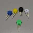 Marine Color 5 pcs Colorful dosing Pump Head pumphead, Spare Part for dosing Pump,Working with DP4 mc03m, Food Level Silicone dosing Tube