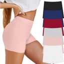 SHARICCA BoyShorts Panties for Women Seamless Soft Boy Shorts Underwear Short Boxer Briefs Anti Chafing Multiple Pack (Black, XL)