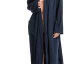 Women Lightweight Bath Robes Terry Cloth Towel Robe Microfiber Knee Length Bathrobe with Pockets (M)