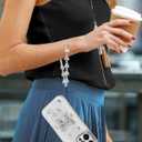 Toycamp for iPhone 16 Pro Case - for Women Girls Cute Girly Kawaii 3D Butterfly Flowers Floral Design with Charm Butterflies Wrist Chain Phone Cover Aesthetic Unique Cases for iPhone 16 Pro 6.3 Inch