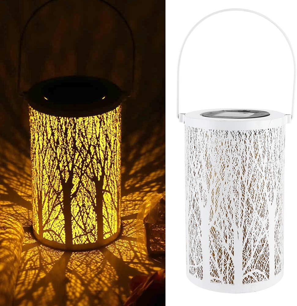 Topyond Solar Lantern Outdoor, Waterproof Solar Hanging Lantern, Decorative Lantern Lights for Garden, Patio, Yard, Waterproof Outdoor Solar Powered Lantern for Porch, Backyard,Pathway