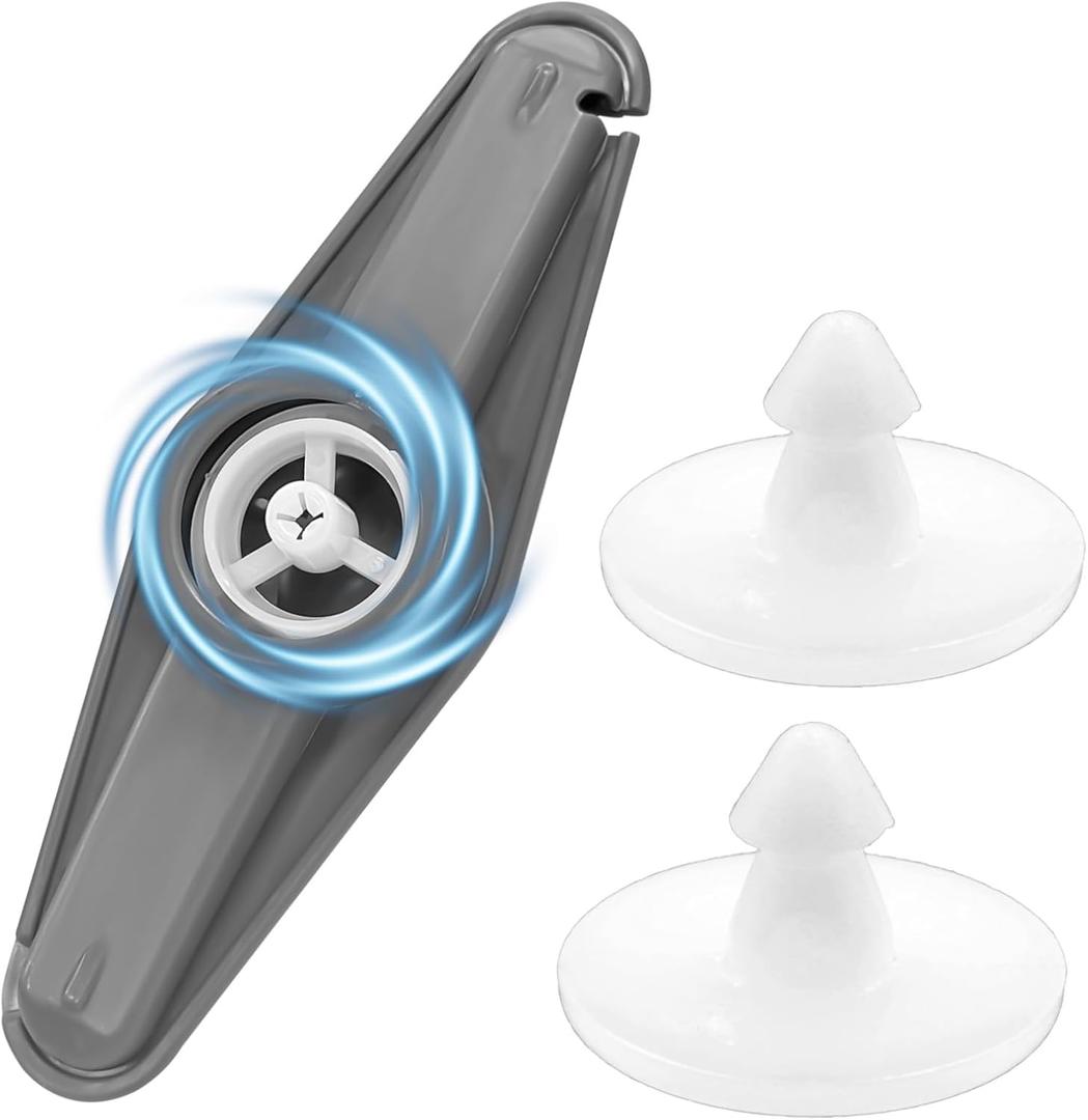 BigHead W10327455 WPW10327455 Dishwasher Upper Spray Arm & 3400918 3400922 Push In Retainer Clip - Replacement for Whirlpool Kenmore KitchenAid Maytag, Replaces AP6019626 1937861 PS11752935