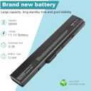 A32-K52 Laptop Battery for ASUS A52F A52J K52F X52N X52J X52F K52D K52J X5IJ K52 K52D K52DE K52DE-EX064V K52F-B1 K52F-BBR5 K52F-BBR9 K52f-c1 K52F-C2B K52FK52F-A1 K52f-SX051V K52N-EX035V K52Xi
