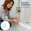 Prime-Line Shower Door Bottom Seal, 1/2 in. Glass, Dual Flap, 36 in.