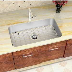 Sink Grid 25"-1/8" x 12-7/8" , Centered Drain with Corner Radius 1-1/2"  Sink Grid 25"-1/8" x 12-7/8" , Centered Drain with Corner Radius 1-1/2"