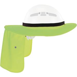 Ergodyne Chill Its 6661 Universal Hard Hat Brim Sun Shade with Neck Flap, Safety Helmet Sun Shield, One Size