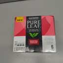 Pure Leaf Mental Focus Sparkling Real Brewed Iced Tea, Raspberry, 12 fl oz Cans (6 Pack), Caffeine, L Theanine, Zero Sugar, Zero Calories (EXP 12/18/26)
