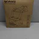 Potty Training Seat, SKYROKU Upgrade Toddler Toilet Seat for Kids Boys Girls, 2 in 1 Potty Training Toilet, Splash Guard Anti-Slip Pad Step Stool,New Sector-Shape Stabilized Base (8899+Grey)