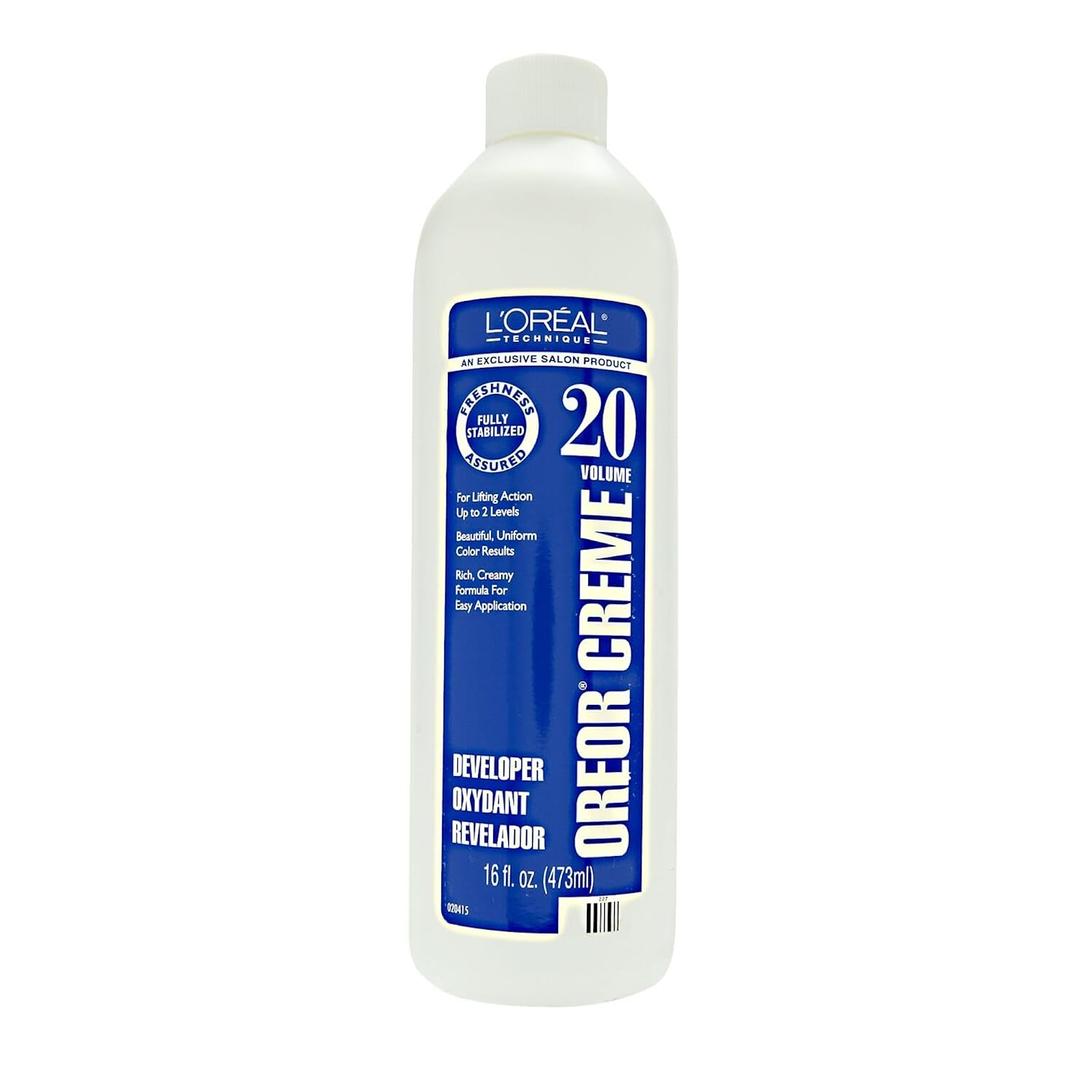 L'Oreal Technique Oreor Developer | Hair Color Developer | Creamy Formula for Uniform Color and Bleach Results