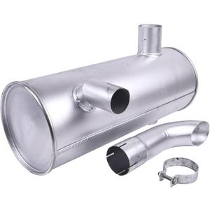 FridayParts Muffler 287-0206 2870206 | Compatible for Caterpillar CAT Engine 3046 Excavator 318B 318BL 318BLN 315C 315CL