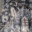 Area Rug 5x7, Vintage Boho Rug,Ultra-Soft Low Pile, Washable, Non Slip,Stain Resistant Printed Carpet for Living Room Bedrooms Playroom Office Kitchen, Blue/Navy