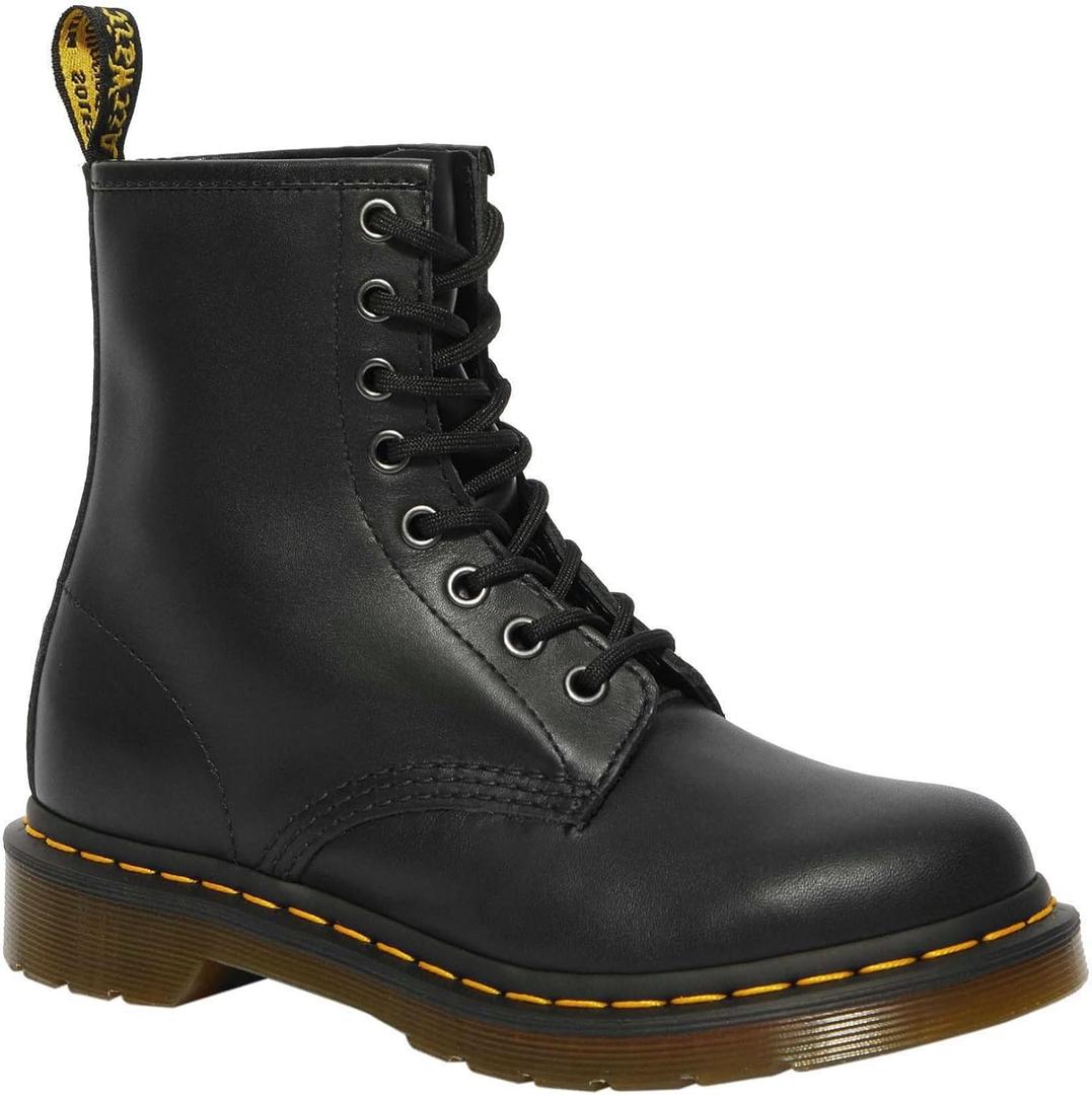 Dr. Martens Women's 1460 W Nappa Leather 8 Eye Boot, Black, 6