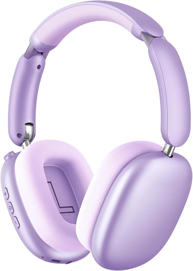Wentronic Active Noise Cancelling Headphones,60H Battery,5 EQ Music Modes,Hi-Res Audio,Deep Bass,Foldable Wireless Over