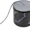 Spring Drum Thunder Drum 6 Inch Sound Effect Instrument Wooden Lightweight Portable Thunder Tube Sound Maker Thunder Sound Simulation for Large Gatherings Sports Events Celebrations