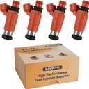 CDH210 OE Fuel Injectors,Compatible with/Yamaha F115 115HP, F150 150HP 4-stroke Outboard,Compatible with/Chrysler Sebring 2001-2005 |4 Holes| |Set of 4|