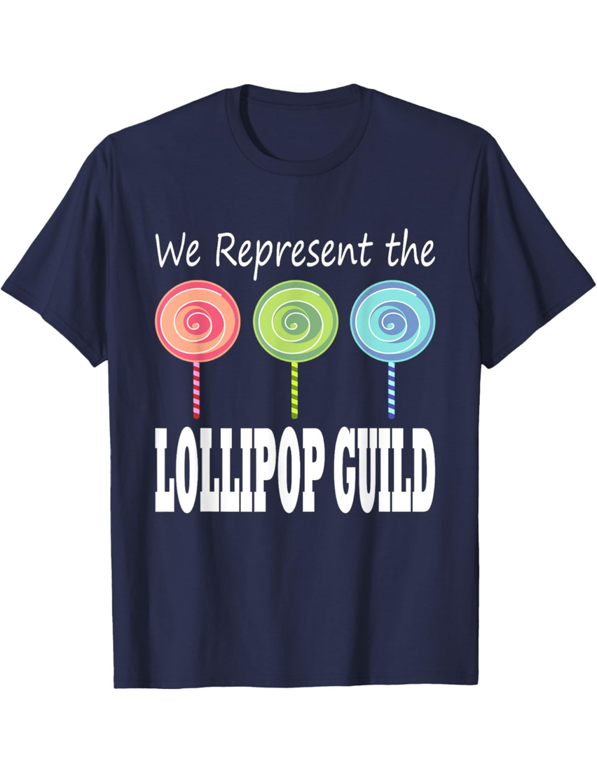 We Represent The Lollipop Guild Wizard Of Oz T-Shirt Blue XL