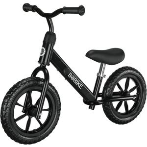 Bobike Toddler Balance Bike Toys for 2 to 5 Year Old Girls Boys Adjustable Seat and Handlebar No-Pedal Training Bike Best Gifts for Kids | Toys, Adjustable Seat, Adjustable Handlebar, Best Gifts for Kids (Black)