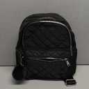 TANTOMI Mini Backpack Purse for Women Lightweight Small Backpack Purse Travel bookbag with Pom (Black)