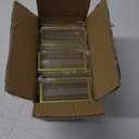 TonGass 12-Pack 4"x6" Gold Acrylic Picture Frames  3mm Gold Border Wedding Table Number Holders, Clear Double-Sided Acrylic Sign Holders for Weddings, Banquets, Parties, Centerpieces