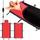 2570 LEDs Dual Full Body Red Light Therapy Mat, Red Light Therapy Blanket, 2570pcs 2in1 LEDs(660nm& 850nm), Premium Leather, Adjustable Timer & Intensity