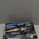 Electric Water Gun with Muzzle Flash, High Capacity Powered Water Gun, 28-32 FT Range Automatic Water Toys Summer Outdoor Pool, Rechargeable Battle Water Games Gun for Kids Adults (Black)