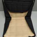 Suninbox Linen Seat Cover for Car,Bottom Seat Covers for Trucks,Car Seat Pad,Seat Cushion Breathable Ventilated Front Seat Only[Black]